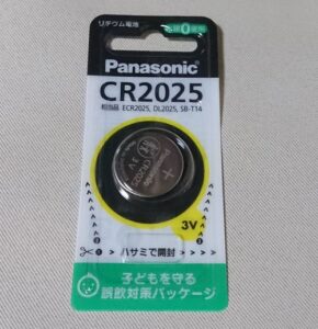 デミオのコイン型電池CR2025